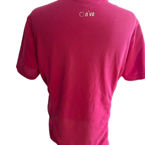 N’ Vo Women’s Sport Golf Polo Shirt Wicking Material Collared Bright Pink. large - Picture 4 of 8